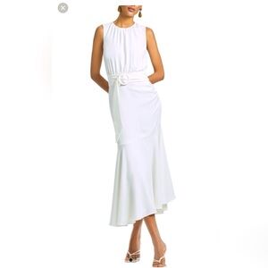 Sachin & Babi Camilla Dress Ivory Sleeveless Designer Luxury Size 12 NWT
